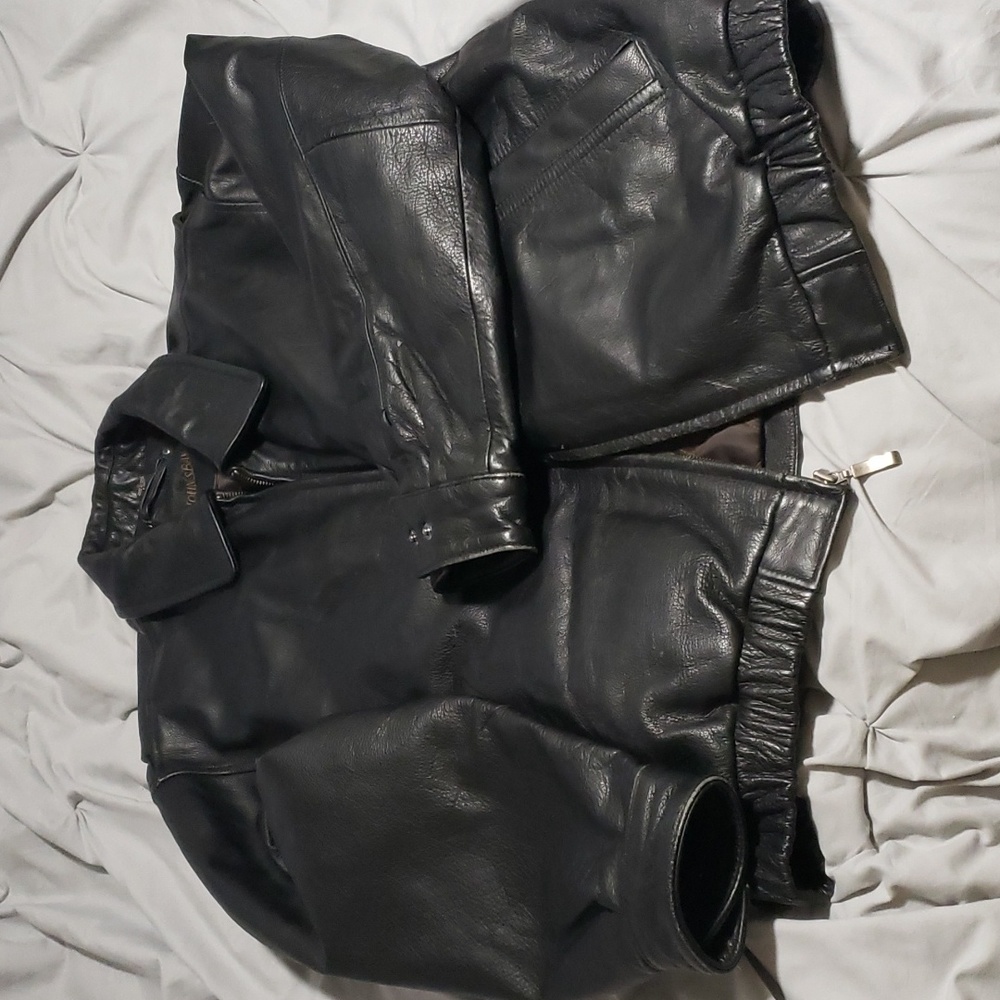 St John's bay Leather Coat